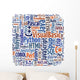 Word cloud programming languages or IT related Wall Decal