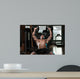 Man Doing Dumbbell Incline Bench Press Workout 