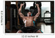 Man Doing Dumbbell Incline Bench Press Workout 