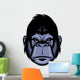 gorilla head mascot Wall Decal