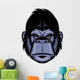 gorilla head mascot Wall Decal