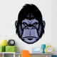 gorilla head mascot Wall Decal