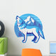howling wolf Wall Decal