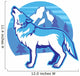 howling wolf Wall Decal
