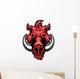 razorback head mascot Wall Decal