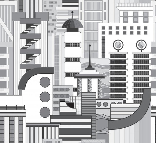 Urban Endless Wall Decal