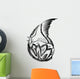 Floral Colibri Paisley Wall Decal
