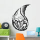Floral Colibri Paisley Wall Decal