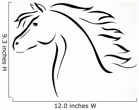 vector drawing horse 