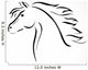 vector drawing horse 