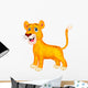 Cheetah Cartoon Wall Decal