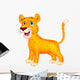 Cheetah Cartoon Wall Decal