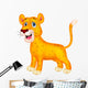 Cheetah Cartoon Wall Decal