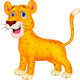 Cheetah Cartoon Wall Decal