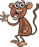 Funny Monkey Illustration 
