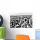 Chicago skyline aerial view Wall Mural