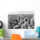 Chicago skyline aerial view Wall Mural