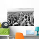 Chicago skyline aerial view Wall Mural