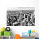 Chicago skyline aerial view Wall Mural