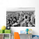 Chicago skyline aerial view Wall Mural