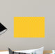 Gelb-oranges Wabenmuster Wall Decal