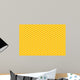 Gelb-oranges Wabenmuster Wall Decal