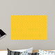 Gelb-oranges Wabenmuster Wall Decal