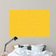 Gelb-oranges Wabenmuster Wall Decal