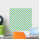 Circle Seamless Pattern Vector Wall Decal