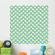 Circle Seamless Pattern Vector Wall Decal