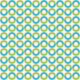 Circle Seamless Pattern Vector Wall Decal