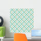 Circle Seamless Pattern Green Wall Decal Design 2