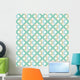 Circle Seamless Pattern Green Wall Decal Design 2