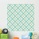Circle Seamless Pattern Green Wall Decal Design 2