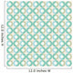 Circle Seamless Pattern Green Wall Decal Design 2