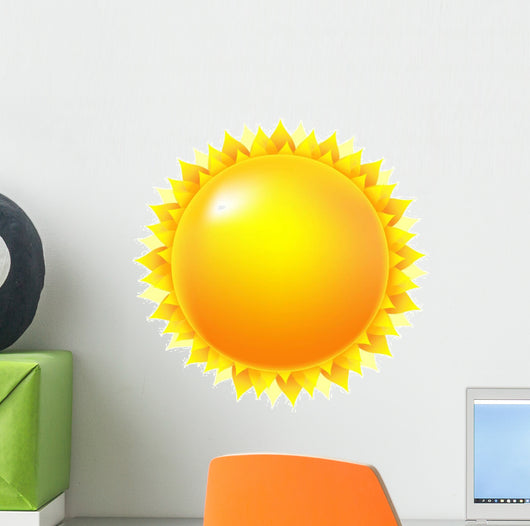 Bright Sun Wall Decal