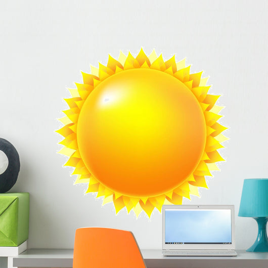 Bright Sun Wall Decal