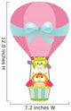 Owls in a Hot Air Balloon 