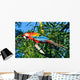 Amazonian Macaw Ara Ararauna Wall Decal