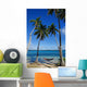 Colorful Hammock between Palm Wall Decal