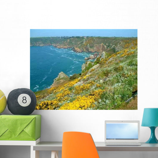 Rocky Cote Fleurie Wall Decal