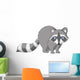 Cute Raccoon Cartoon Wall Decal
