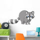 Cute Raccoon Cartoon Wall Decal