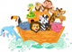 Noah's Ark cartoon Wall Decal