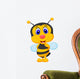 Cute bee cartoon Wall Decal