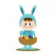 Easter Bunny carry egg basket 