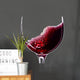 Red wine on white background 