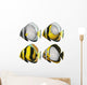 Four fishes Wall Mural