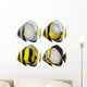 Four fishes Wall Mural
