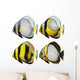 Four fishes Wall Mural